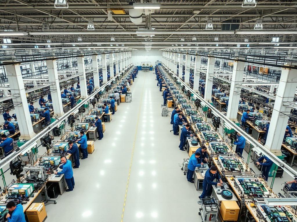 Usine électronique — Shenzhen